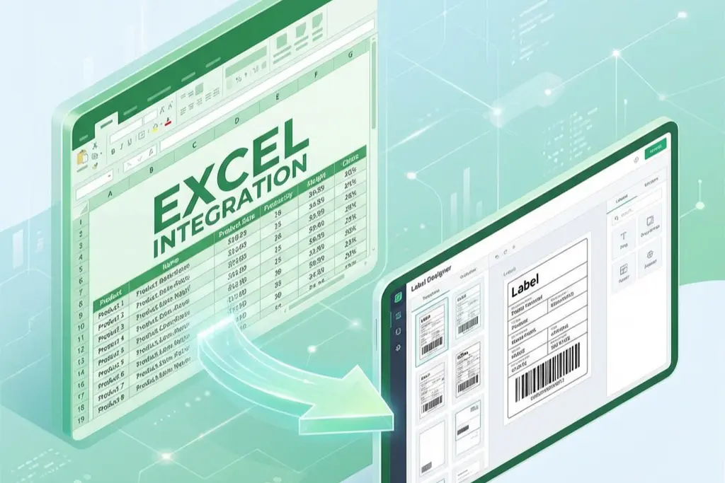 Bulk generate Amazon FBA FNSKU barcode labels from Excel