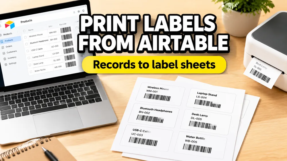 How to Print Labels from Airtable
