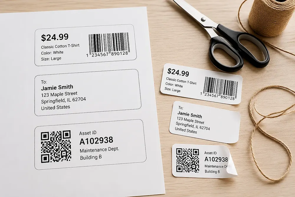 Print multiple label copies from Google Sheets rows