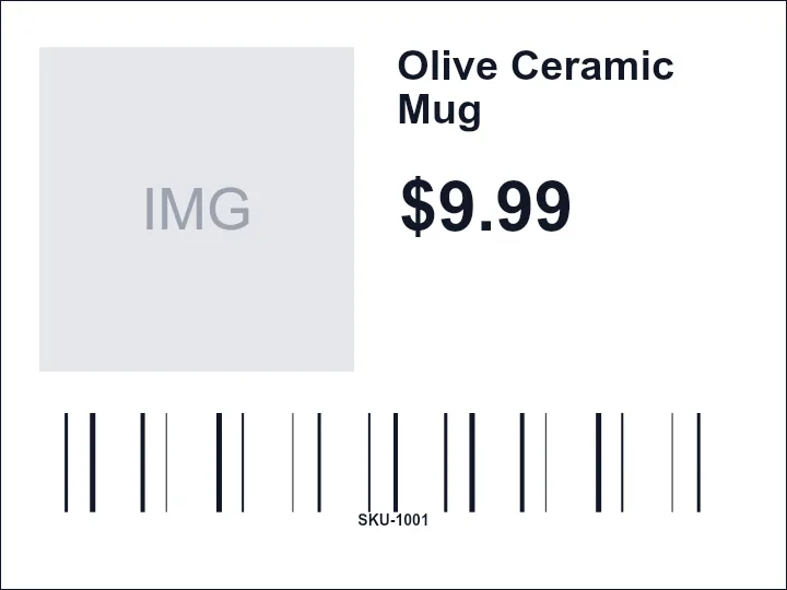 Original / Price tags with product image / Normal