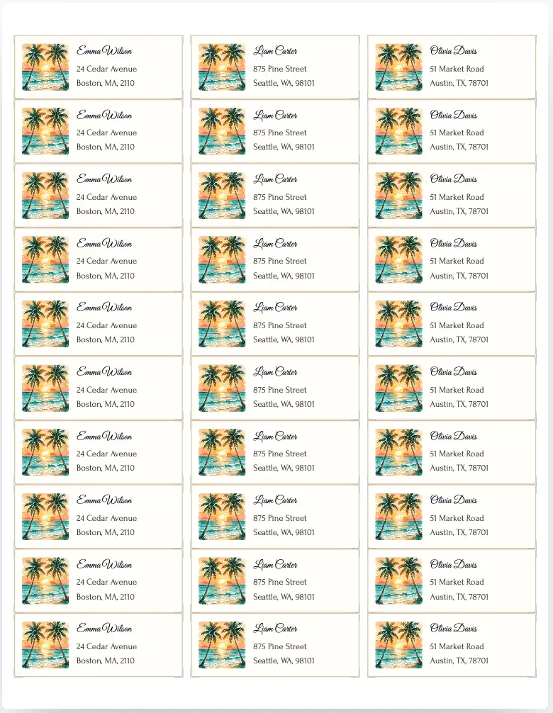 Классический почтовый preview