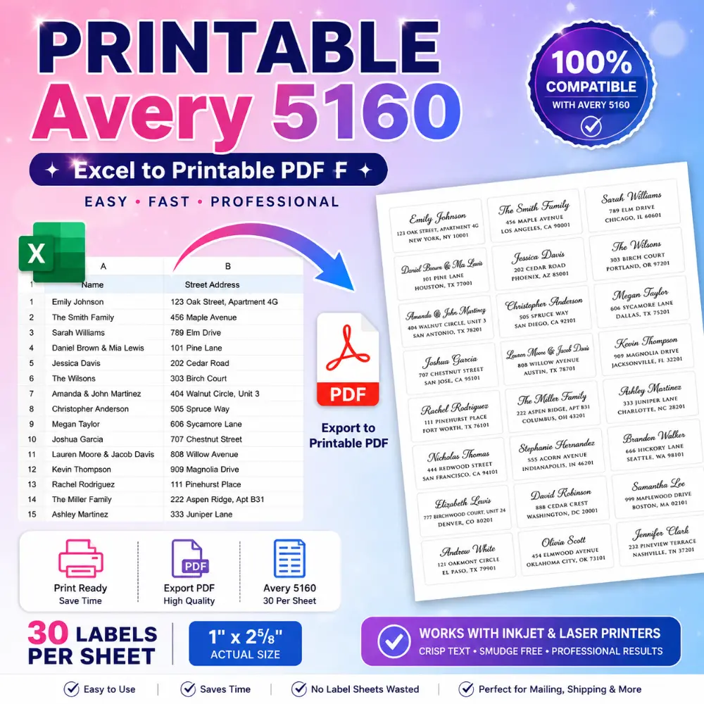 How to Design Address Labels with Phone and Email from Google Sheets