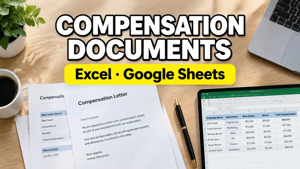 How to Generate Employee Compensation Documents from Excel or Google Sheets