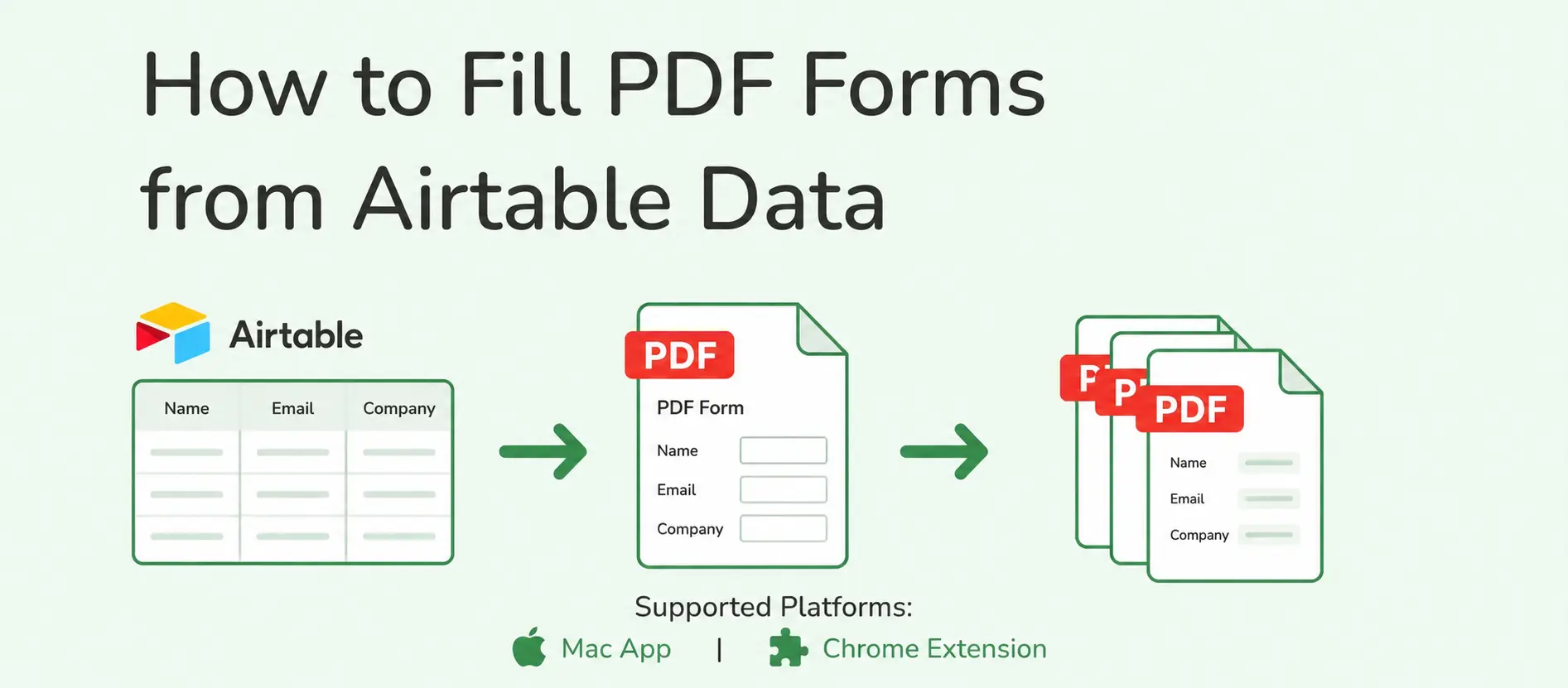 How to Fill PDF Forms from Airtable